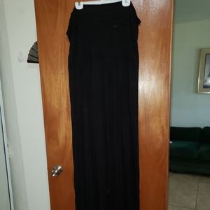 Black knit plus size dress